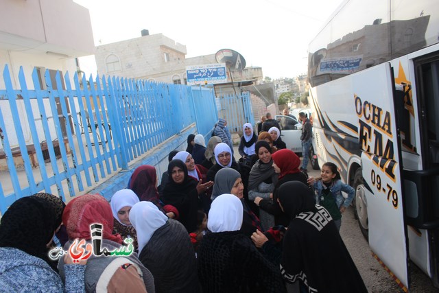  كفرقاسم : فوج الطائرة والثاني من عمرات الشتاء يغادر البلدة الى الديار الحجازية عبر مطار بن جوريون مع الاداري زهير العمشه  ابو الصراط  